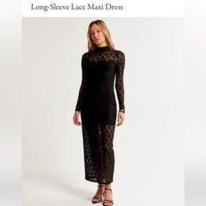Abercrombie & Fitch Dresses Black Lace Dress